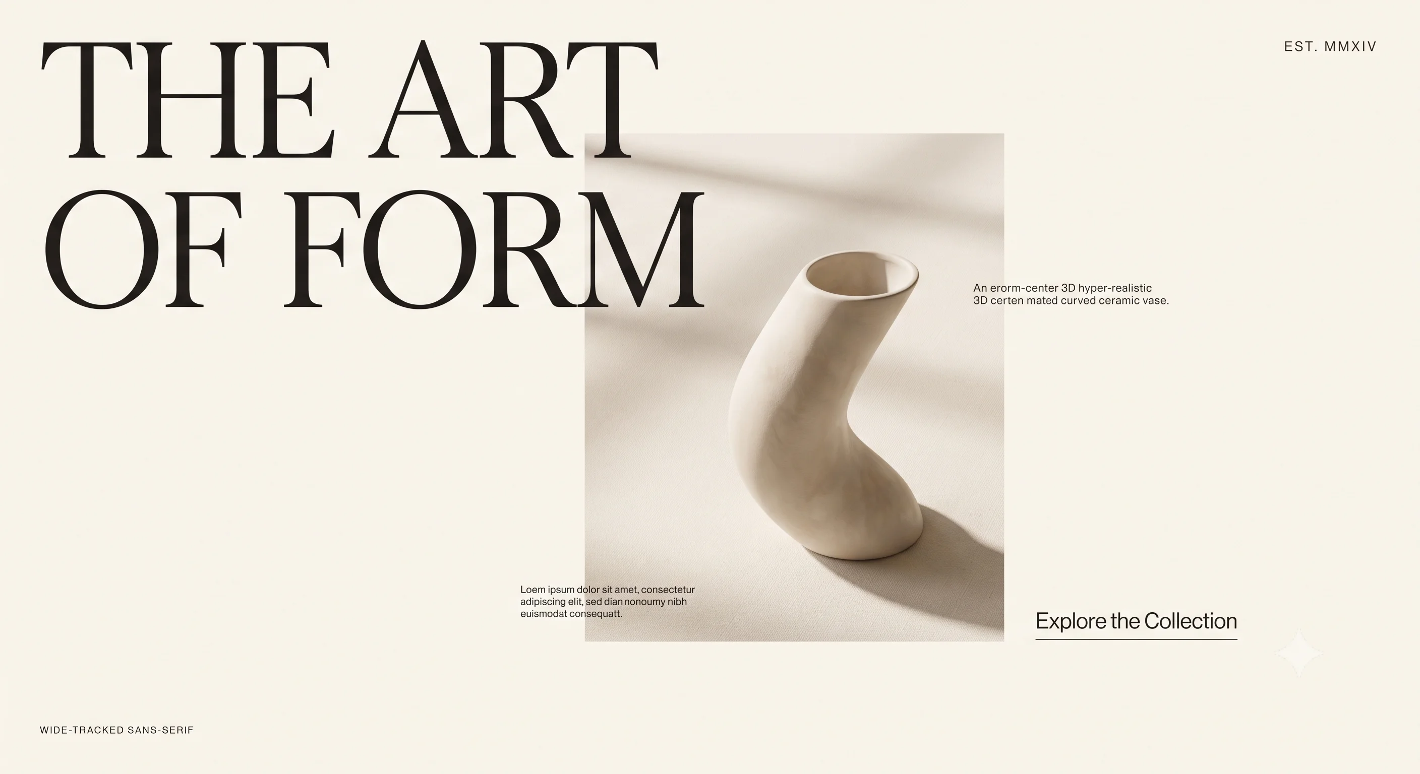 Art of Form — minimalist graphic design and typography by Gilda Studio