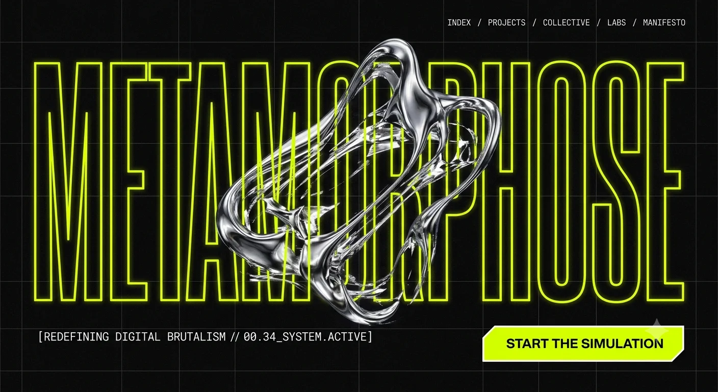 Metamorphose — editorial design and visual transformation project by Gilda Studio